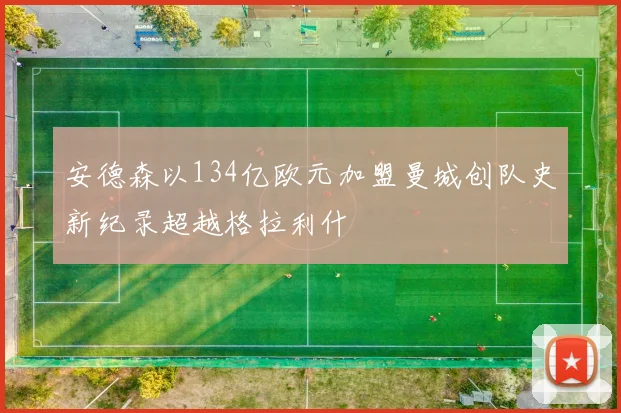 安德森以134亿欧元加盟曼城创队史新纪录超越格拉利什