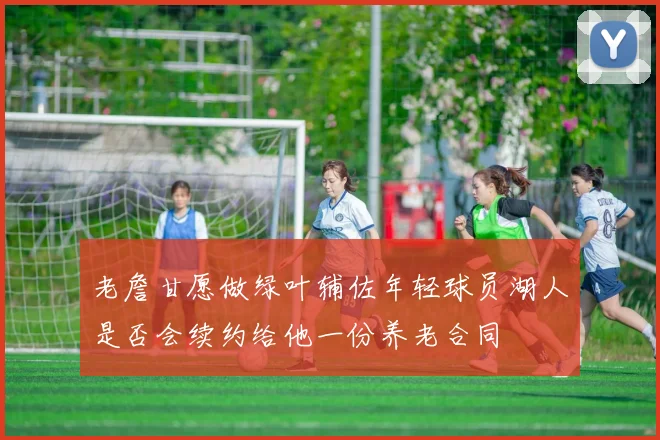 老詹甘愿做绿叶辅佐年轻球员湖人是否会续约给他一份养老合同